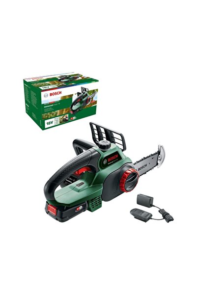 Bosch EasyChain 18 Akülü Zincirli Ağaç Kesme Makinesi, Yeşil, 18 V, 1 Akü, 20...