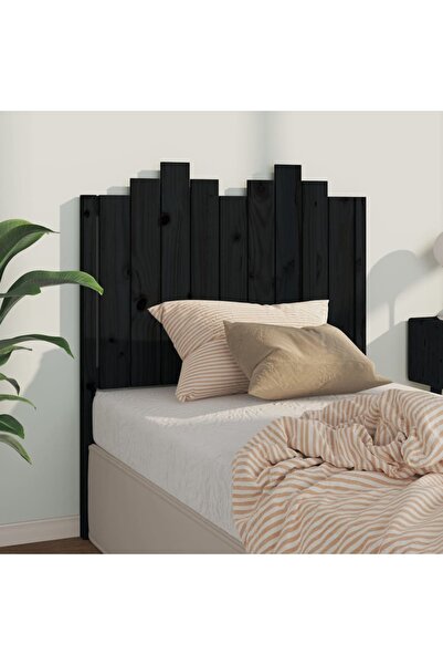 Concept Tăblie de pat, negru, 96x4x110 cm, lemn masiv de pin