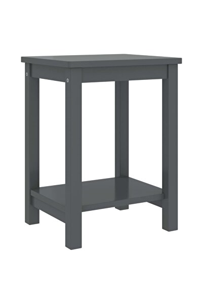 Concept Noptieră, gri închis, 35 x 30 x 47 cm, lemn masiv de pin