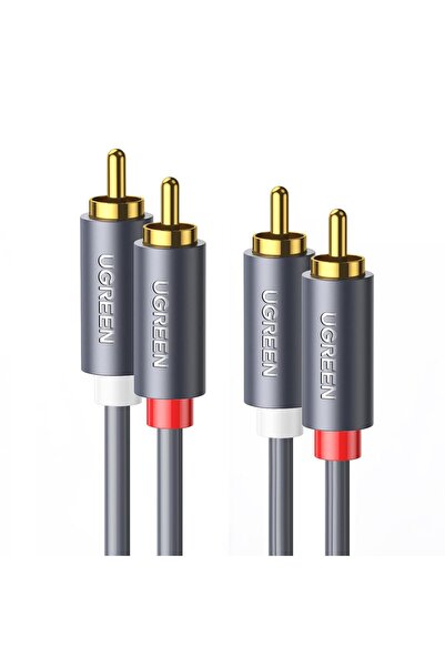 Ugreen 2RCA to 2RCA Ses Kablosu, 3 Metre