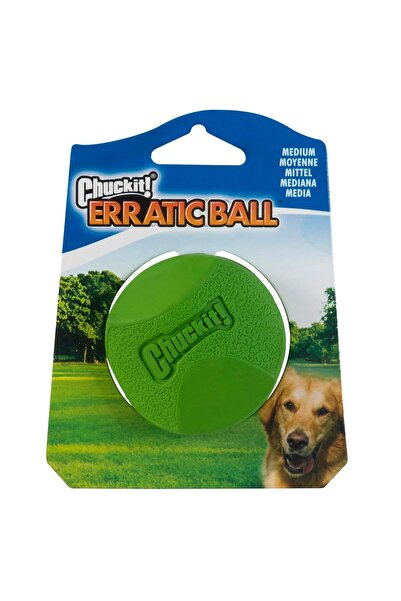Chuckit ! Erratic Ball Kauçuk Köpek Oyun Topu 2'li Paket - (Küçük Boy), Doğal...
