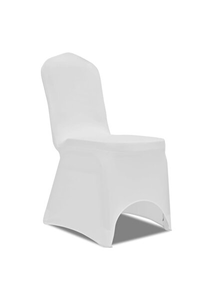 Concept Ελαστικά καλύμματα καρέκλας, λευκά, 100 τεμάχια.