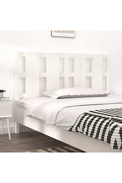 Concept Tăblie de pat, alb, 145,5x4x100 cm, lemn masiv de pin