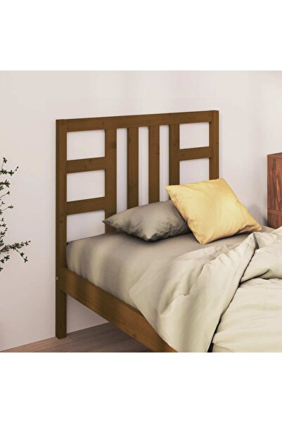 Concept Κομοδίνο, μελί καφέ, 96x4x100 εκ., μασίφ ξύλο πεύκου