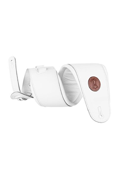 Levys Levy's Leathers MSS2-4-WHT deri gitar kayışı