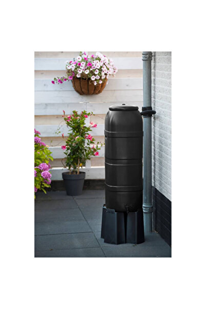 Nature Βαρέλι βρόχινου νερού, μαύρο, 100 λίτρα