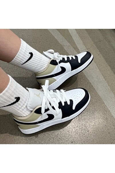 Nike Air Jordan 1 Low Gs 'Summit White Rattan' Basketbol Ayakkabısı-SPORTXSTORE