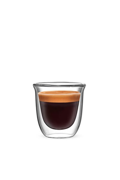 Bialetti - Firenze Çift Duvarlı Cam Bardak 80Ml 2'Li Set