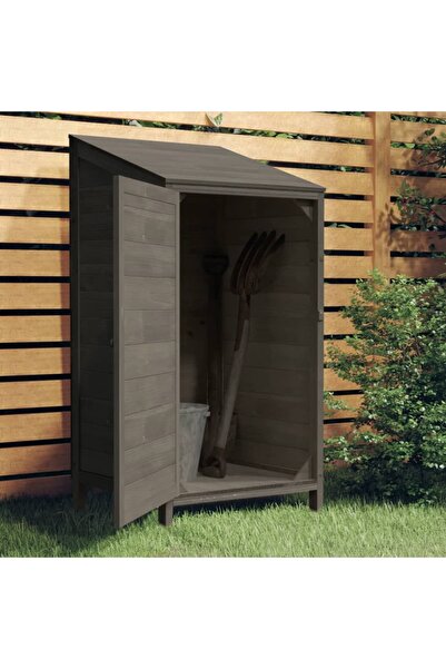 Concept Șopron de grădină, antracit, 55x52x112 cm, lemn masiv de brad