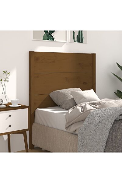 Concept Κομοδίνο, μελί καφέ, 106x4x100 εκ., μασίφ ξύλο πεύκου