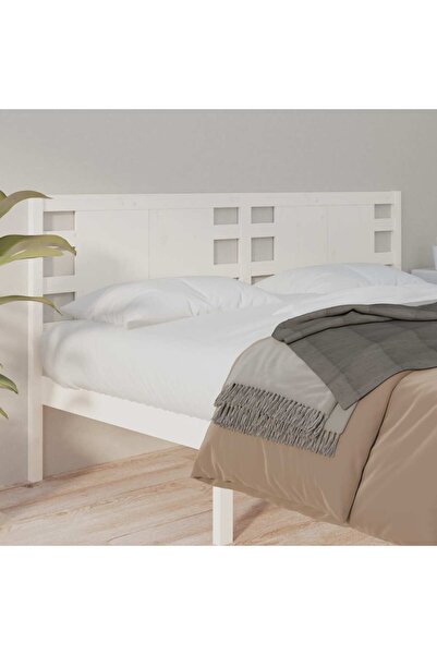 Concept Tăblie de pat, alb, 126x4x100 cm, lemn masiv de pin