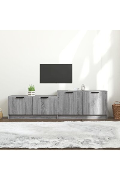 Concept Comodă TV, sonoma gri, 158,5x36x45 cm, lemn prelucrat