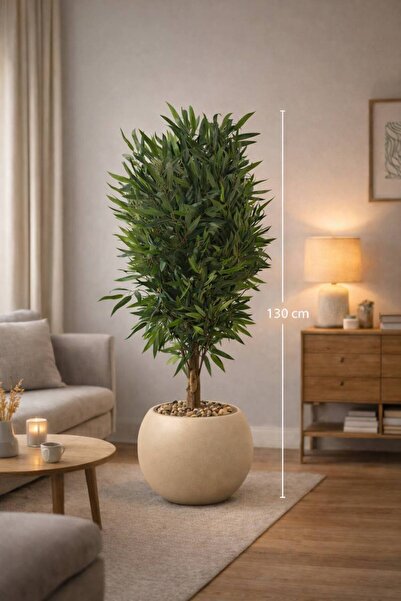 CENTRHOME 130cm tall indoor artificial Bamboo tree – stylish home decor with ...