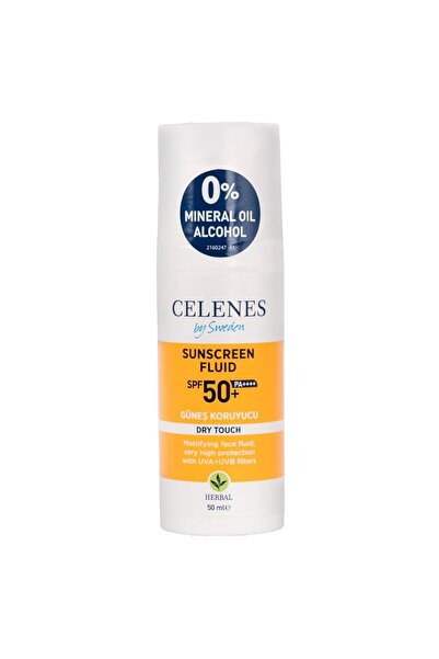 celenes by sweden Celenes Herbal SPF 50+ Güneş Koruyucu Krem Dry Touch (50 ml)