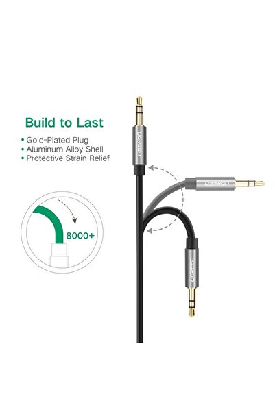 Ugreen AV119 3.5mm Aux Ses Kablosu 1 Metre
