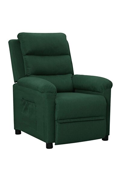 Concept Ανακλινόμενη πολυθρόνα, σκούρο πράσινο, ύφασμα