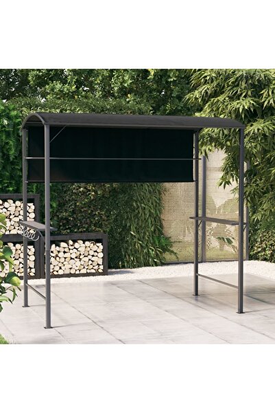 Concept Pavilion cu acoperiș, antracit, 220x110x200 cm