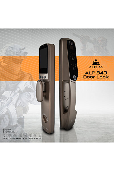 alpexs 840 Tuya WiFi Akıllı Kapı Kilidi - Parmak İzi, Şifre ve Kartlı Güvenli...