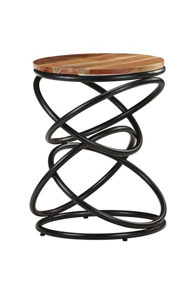 Concept Τραπεζάκι σαλονιού, 40 x 40 x 52 εκ., μασίφ ξύλο ακακίας