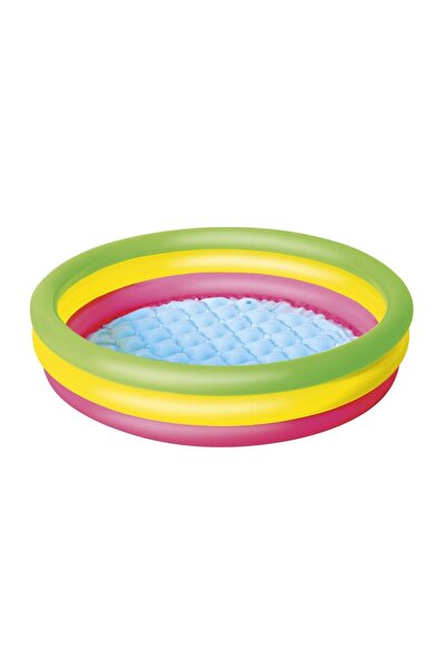 BESTWAY 51104 3 BÖLMELİ ŞİŞME ZEMİN HAVUZ 102X25 CM