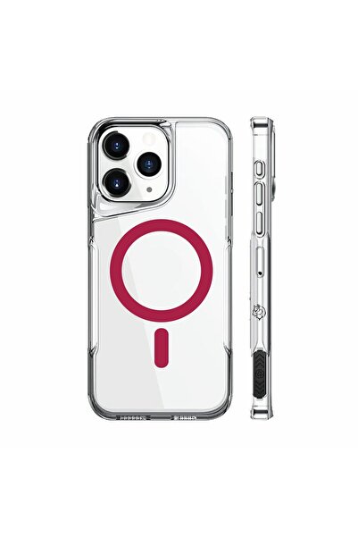URUCHI iPhone 16 İle Uyumlu Mag safe Özellikli Ultra Kenarları Yumuşak Arkası...