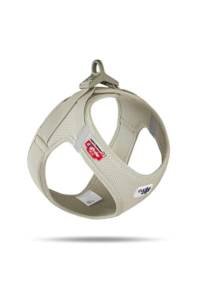 Curli Vest Harness Clasp Air-Mesh Light-Tan XL