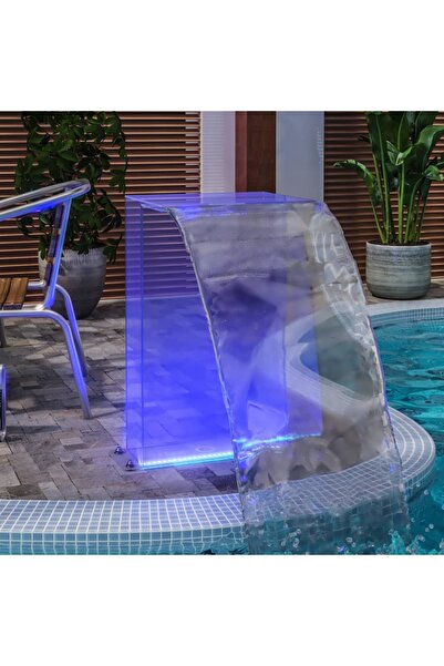 Concept Фонтан за басейн с RGB LED диоди, акрил, 51 см