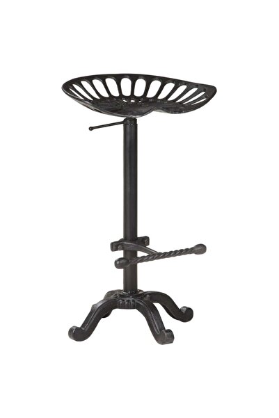 Concept Scaun de bar, negru, fontă