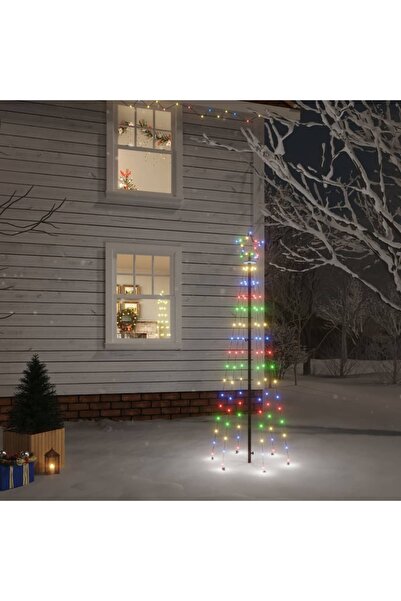 Concept Коледна елха, 108 многоцветни светодиода, 180 см, с колче