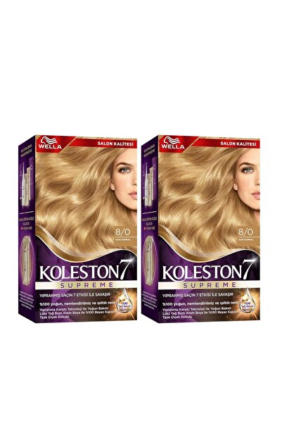 Wella Saç Boyası 8/0 Açık Kumral x2' Set