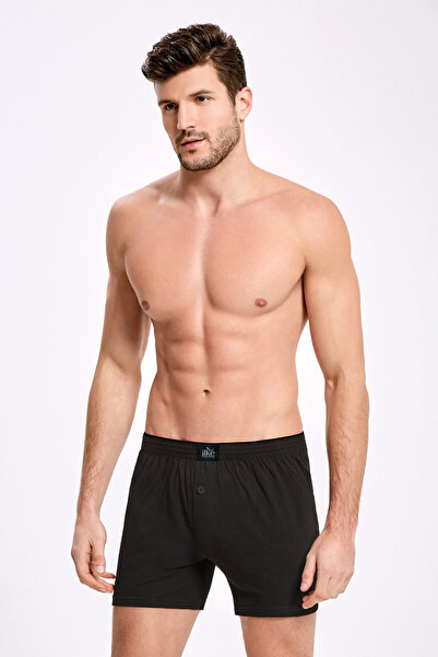 İlke Men's 100% Cotton Comfortable Cut Towel Waistband 6-Piece Boxer Briefs