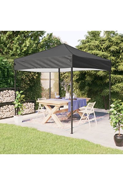 Concept Cort pliabil pentru petrecere, antracit, 2x2 m