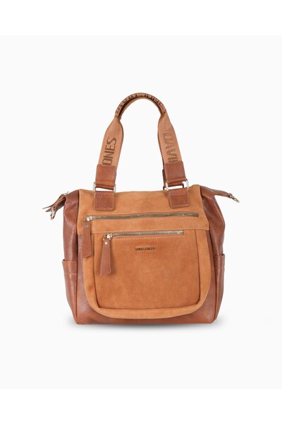 David Jones Γυναικεία τσάντα ώμου καφέ