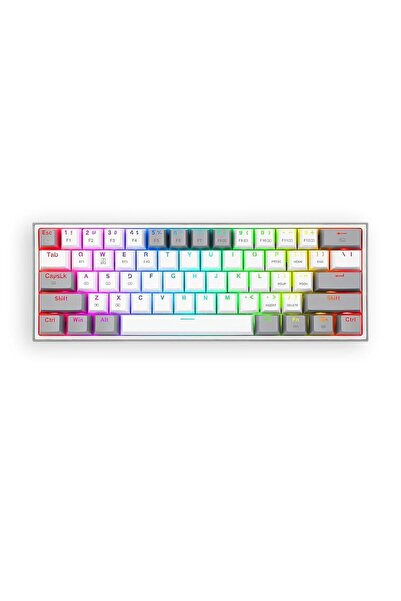 REDRAGON K616 Fizz PRO%60 3 mod kablolu, 2.4 GHz kablosuz, Bluetooth mekanik ...