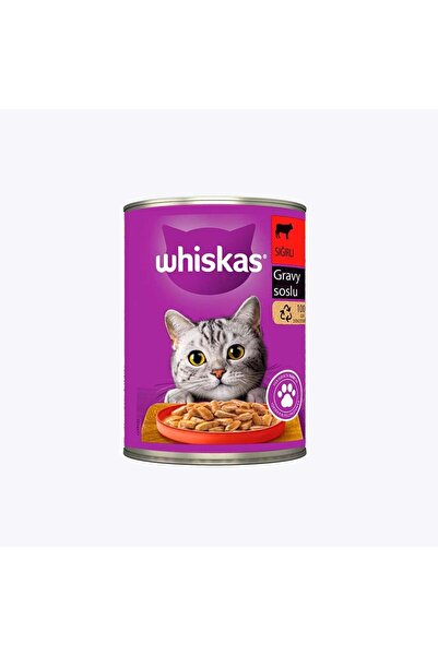 Whiskas Biftekli Konserve Kedi Maması 400 G