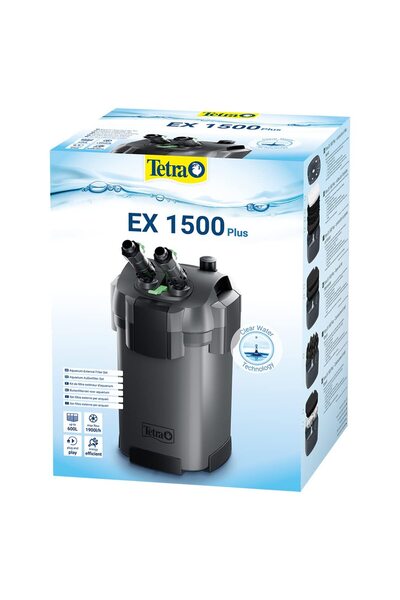 Tetra Akvaryum dış filtre EX 1500 – 600 litreye kadar akvaryumlar için güçlü ...