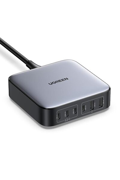 Ugreen 200W USB C Şarj Cihazı 100W + 100W 6 Bağlantı Noktalı PD Şarj Cihazı G...
