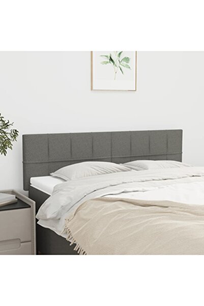 Concept Κομοδίνα, 2 τεμ., σκούρο γκρι, 72x5x78/88 cm, ύφασμα