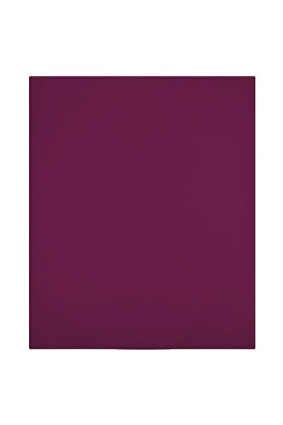 Concept Cearșaf de pat cu elastic, 2 buc., bordo, 180x200 cm, bumbac