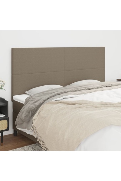 Concept Κομοδίνα, 4 τεμάχια, γκρι-μπεζ, 90x5x78/88 cm, ύφασμα