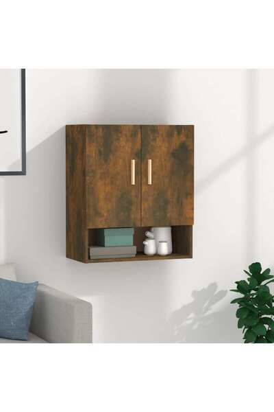 Concept Dulap de perete, stejar fumuriu, 60x31x70 cm, lemn compozit