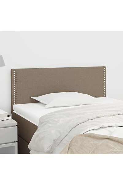 Concept Tăblie de pat, gri taupe, 90x5x78/88 cm, textil