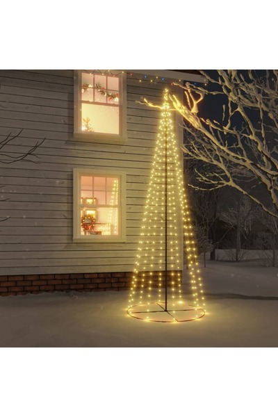 Concept Κωνικό χριστουγεννιάτικο δέντρο, 310 LED, ζεστό λευκό, 100x300 εκ.