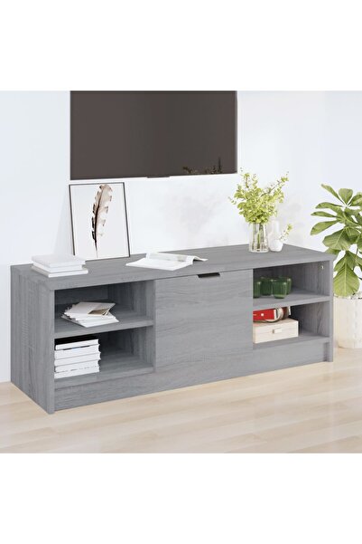 Concept Comodă TV, gri sonoma, 102x35,5x36,5 cm, lemn compozit