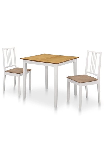 Concept Σετ επίπλων κουζίνας, 3 τεμάχια, λευκό, MDF