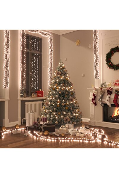 Concept Εγκατάσταση σε σύμπλεγμα με 1000 LED, θερμό λευκό, 20 m, PVC