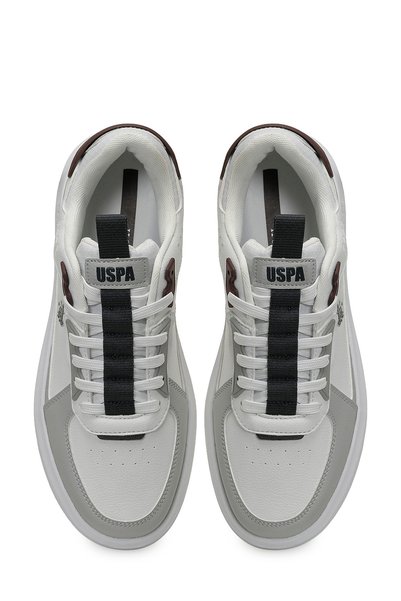U.S. Polo Assn. ألمور 6FX وايت للرجال حذاء رياضي