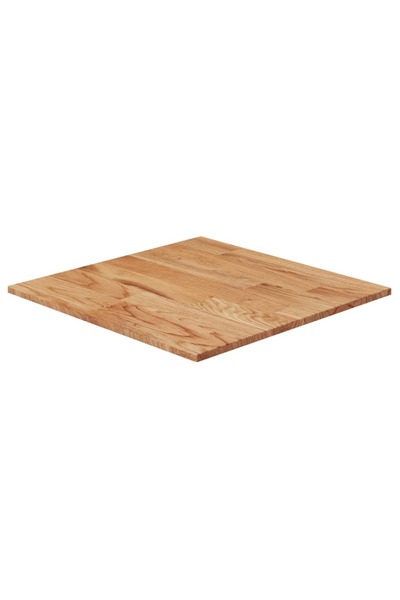 Concept Blat masă pătrat maro deschis 50x50x1,5cm lemn stejar tratat