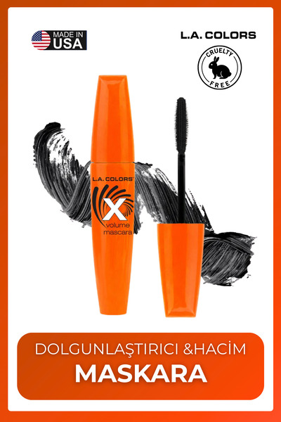 L.A Colors VolumeLash Mascara - Ekstra Dolgunlaştırıcı ve Hacim Veren Yoğun S...