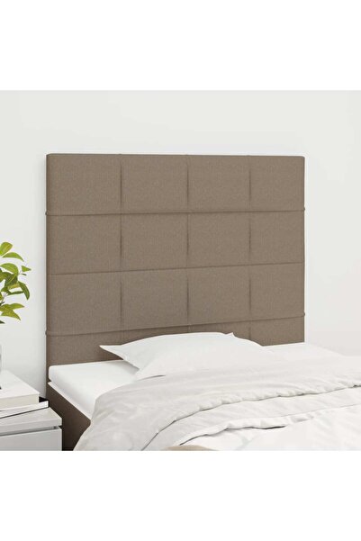 Concept Κομοδίνα, 2 τεμ., γκρι-μπεζ, 90x5x78/88 cm, ύφασμα